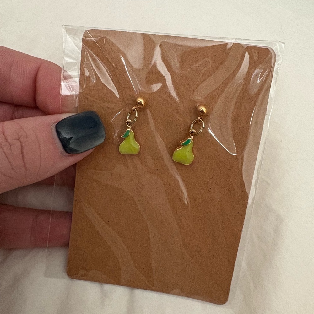 Handmade Pear Drop Earrings - Xmas offer details in description!